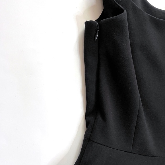 Lord & Taylor Black Fit n' Flare Cocktail Prom Dress Sz S - Picture 12 of 14